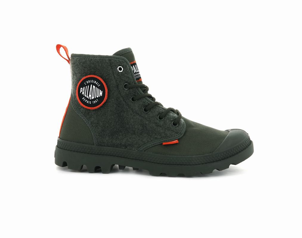 Palladium Pampa Hi Change Muške Čizme Maslinasto Zelene ||JQ8143279||